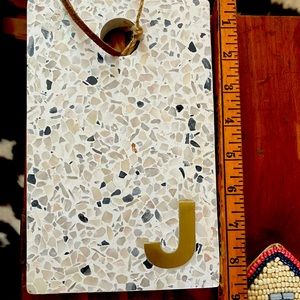 COPY - Artisanal Cutting Board/ Initial J / NWOT/ Bed Bath & beyond